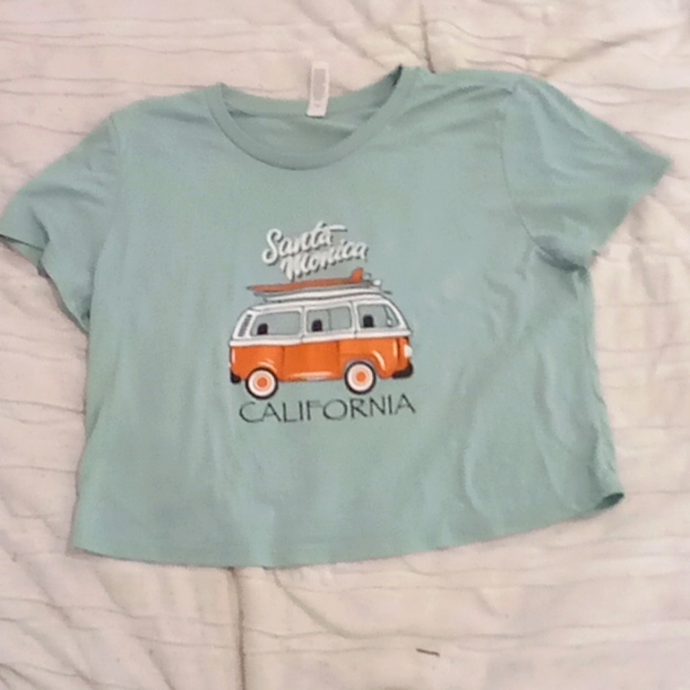 Teal Santa Monica top